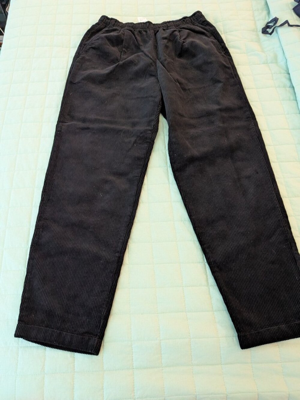 Like new Size S Calzedonia Black Corduroy pleated pants